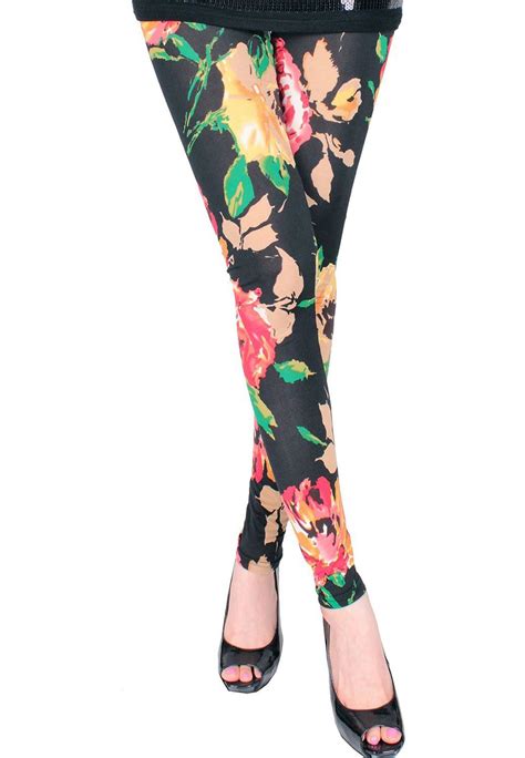 beautiful flower leggings flower leggings flower print leggings beautiful flowers