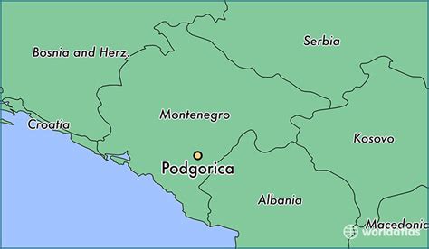Location of montenegro (colombia) on map, with facts. Where is Podgorica, Montenegro? / Podgorica, Podgorica Map - WorldAtlas.com
