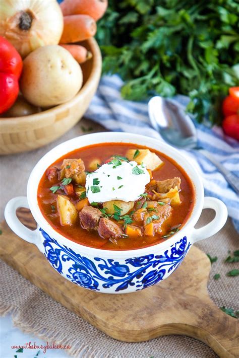 It's great served over noodles or by its own. Homemade Hungarian Goulash Soup | Recipe | Goulash soup ...