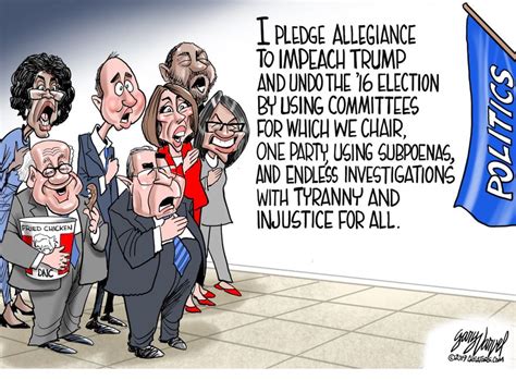 Holding an impeachment trial is not political theater or a waste of time, kinzinger wrote. Illustration by Gary Varvel for Creators Syndicate