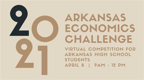 Arkansas Economics Challenge 2021 Arkansas Center For Research In