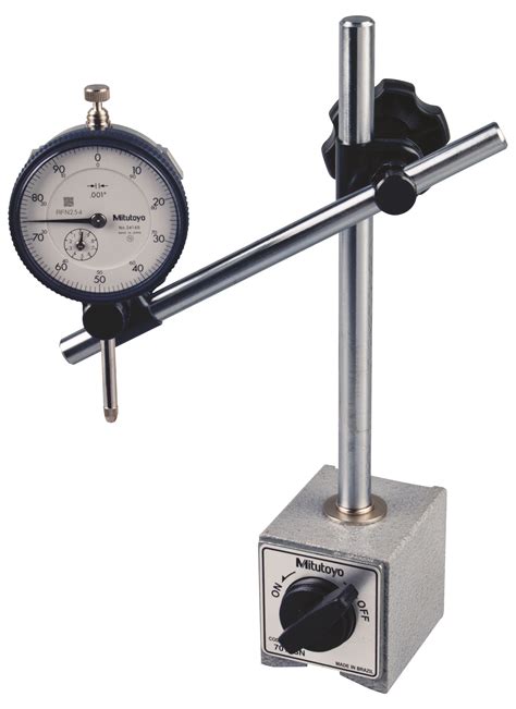 Mitutoyo Magnetic Stand 7010s And Indicator 2416s 64pka079