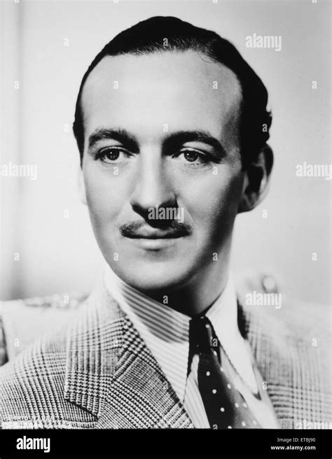 Actor David Niven Portrait Circa 1935 Stock Photo Alamy