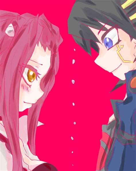 Aki Izayoi And Yusei Fudo Yugioh 5ds Yugioh Romantic Anime Anime
