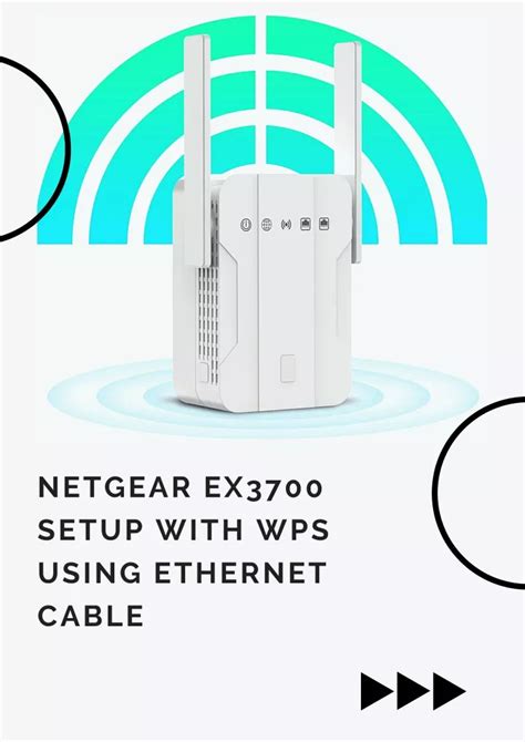 Ppt Netgear Extender Ex3700 Setup With Wps Method Powerpoint