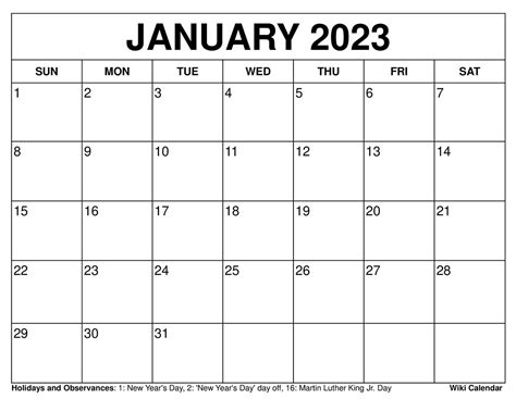 Printable January Calendar Free Printable Calendars My XXX Hot Girl