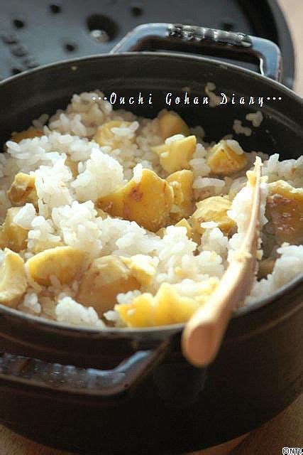 栗ごはんkuri Gohan Rice Cooked With Chestnutschestnuts Rice One Of