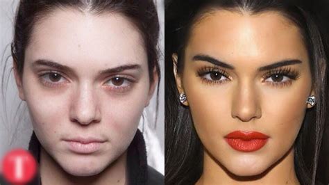 Kendall Jenner The Youngest From Kardashian Celebs Without Makeup