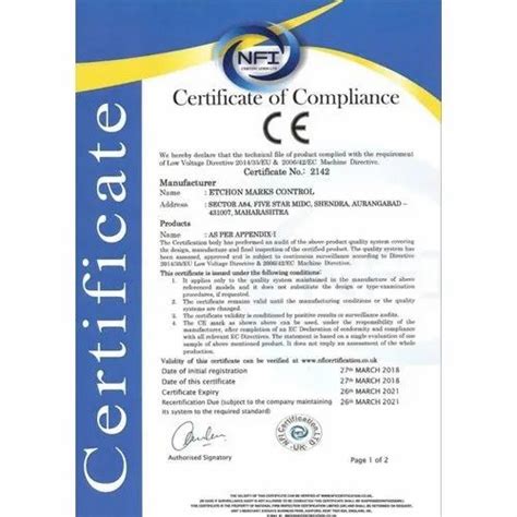 Ce Marking Certification Services At Rs 8000certificate Iso 9001