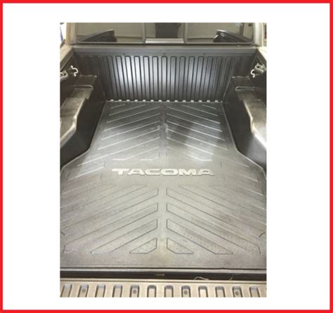 For 2005 2020 Toyota Tacoma 6 Ft Black Rubber Diamond Truck Bed Floor