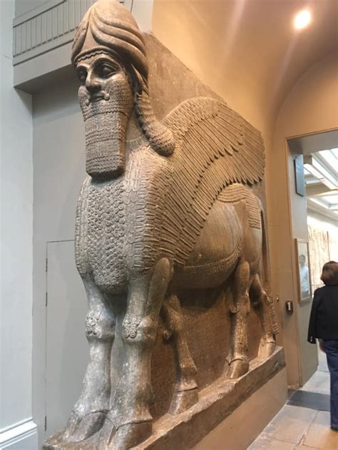 Winged Lion From The Northwest Palace Of Ashurbanipal Ii 883 859 Bc