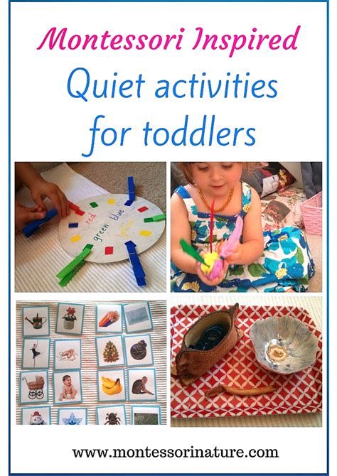 Montessori Inspired Quiet Activities For Toddlers