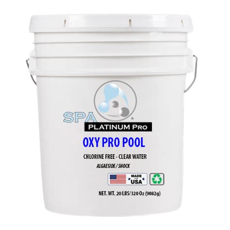 Oxy Pro Pool Chlorine Free Spa Platinum Pro Hot Tub Spa And Pool Products All Made With