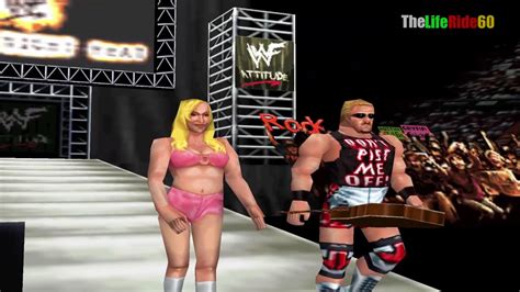 Wwf Wrestlemania Heat Jeff Jarrett With Debra Vs Chyna With Triple H Youtube