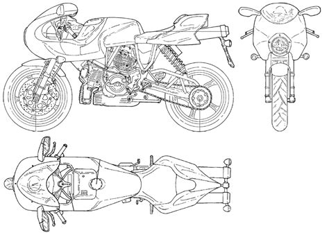 Ducati Mh900e Blueprint Download Free Blueprint For 3d Modeling