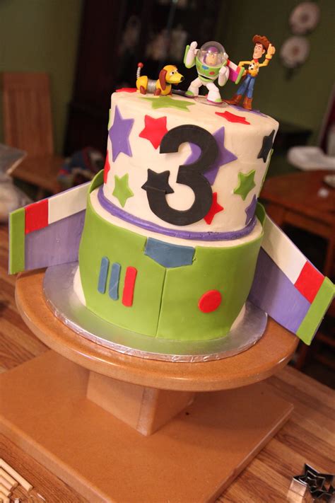 Toy Story Cake For A 3 Year Old Little Boy Chocolate Cake With Vanilla