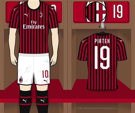 Ac milan pes 2020 players. AC Milan 2019-20 Home Kit Prediction | Kit design ...