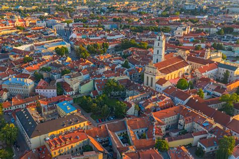 Vilnius Old Town Architectural Diversity And A Multicultural