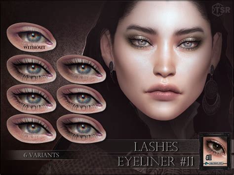 Remussirions Lashes Eyeliner 11 In 2023 Sims 4 Cc Makeup Sims 4 Lashes