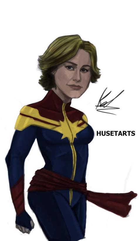 Brie Larson Captain Marvel Concept By Husetarts On Deviantart