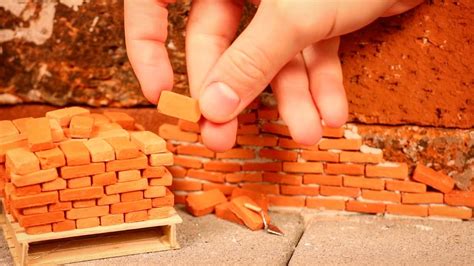 How To Make Miniature Bricks For Tiny Buildings Youtube
