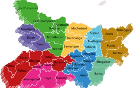Divisions And Districts In Bihar Download The List In Pdf Infoandopinion