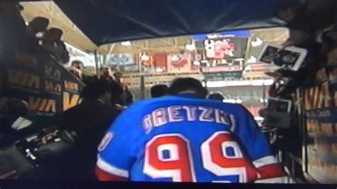 New York Rangers Wayne Gretzky Last Game In Toronto