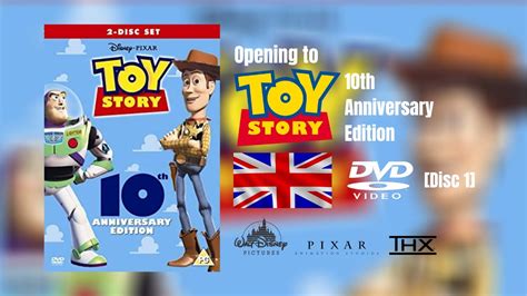 Opening To Toy Story 10th Anniversary Edition 2005 Uk Dvd Disc 1
