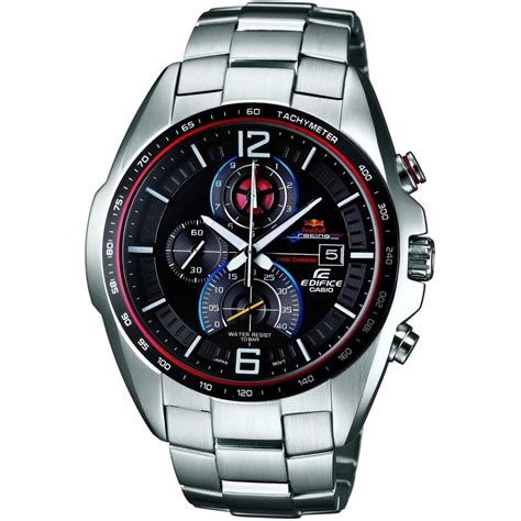 Edifice special limited edition watch to celebrate casio partnership with infiniti red bull racing. Gents Casio Edifice Red Bull Racing Chronograph Watch (EFR ...