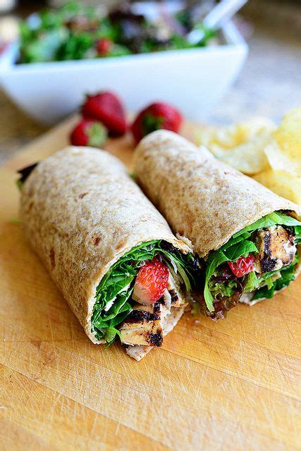 I am a fan of the pioneer woman, and i spotted ree's tutorial on how to make this dish. Grilled chicken, Strawberries and Wraps on Pinterest