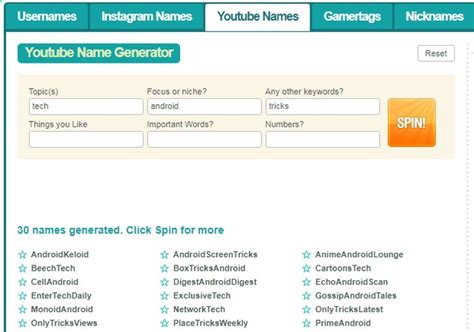 5 Best Youtube Channel Name Generators To Get Youtube Channel Name Ideas