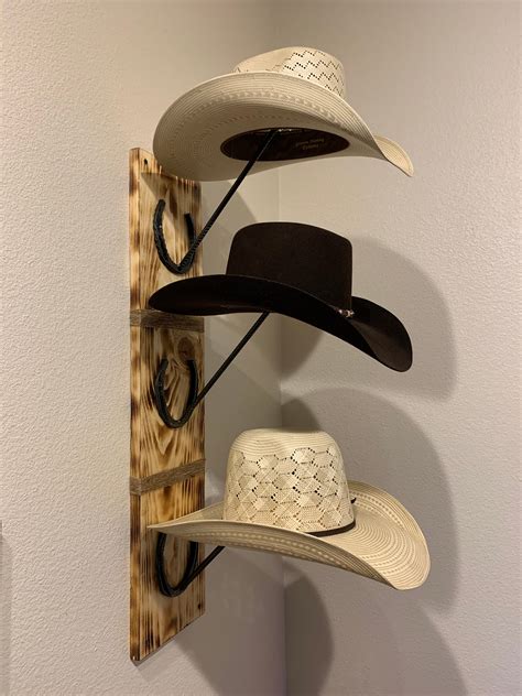 Horseshoe Hat Rack Etsy