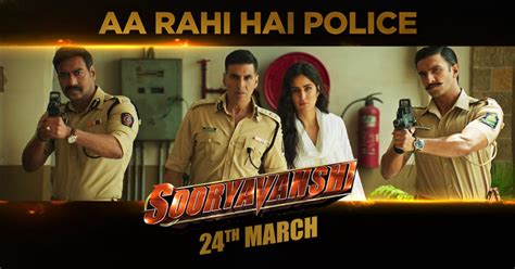 Sooryavanshi Official Trailer Akshay Kumarkatrina Kaif 24th March