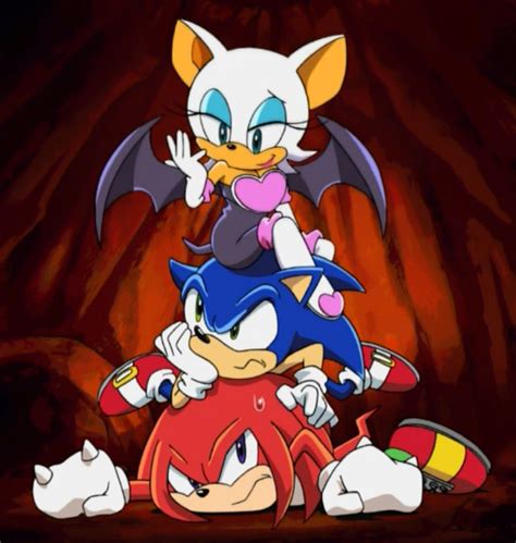 Rouge Sonic And Kunckles Sonic And The Hedgehog Brothers Photo