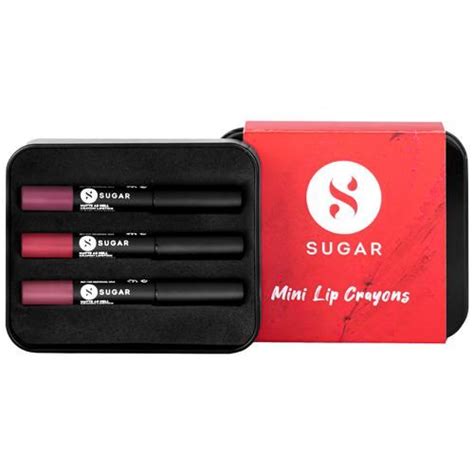 Buy Sugar Cosmetics Matte As Hell Crayon Lipstick Mini Sets Highly