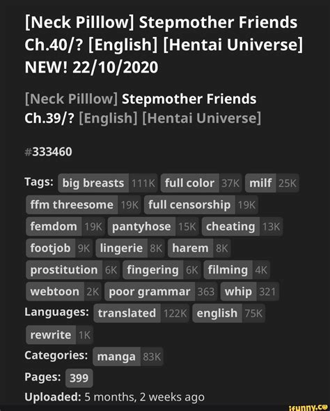 Neck Pilllow Stepmother Friends Ch40 English Hentai Universe
