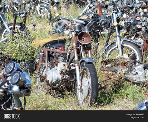Download and use 900+ motorcycle stock videos for free. Motorcycle Junk Yard Image & Photo (Free Trial) | Bigstock
