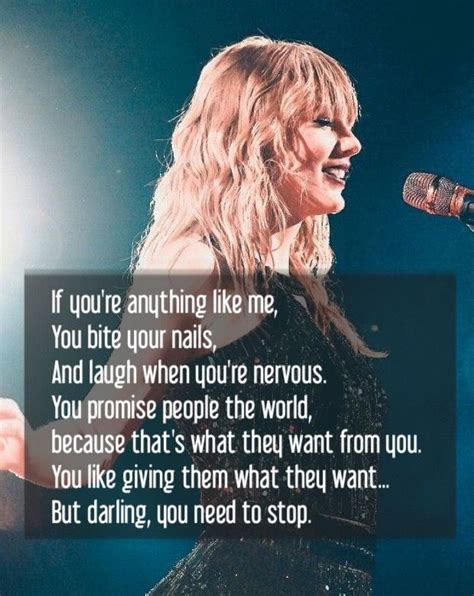 If Youre Anything Like Me Taylor Swift Lyrics Taylor Swift Quotes