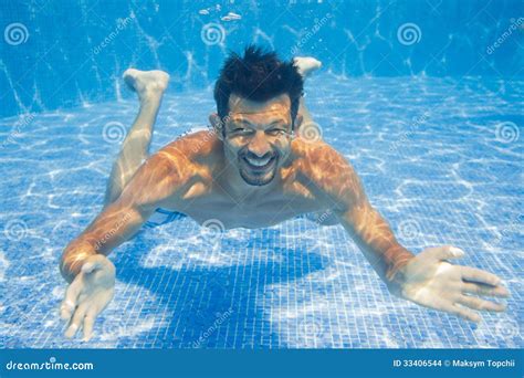 Underwater Man Stock Photo Image Of Diver Healthy Goggles 33406544