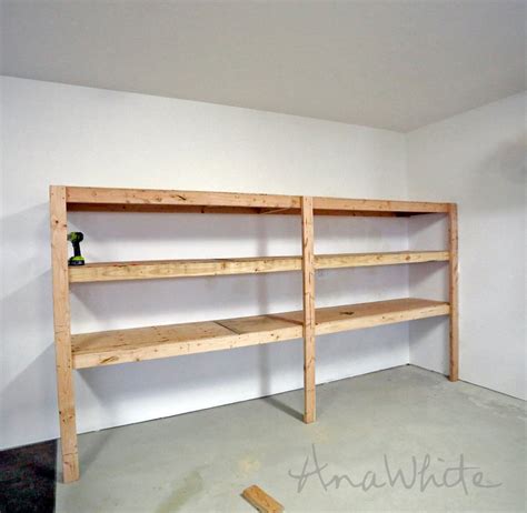 Easy And Fast Diy Garage Or Basement Shelving For Tote Storage