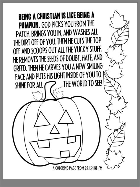 Fall Sunday School Coloring Coloring Pages