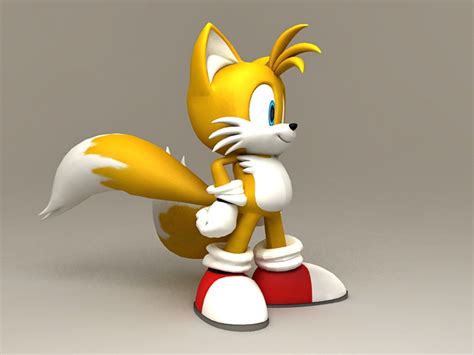 Miles Tails Prower 3d Model Object Files Free Download Modeling 36366