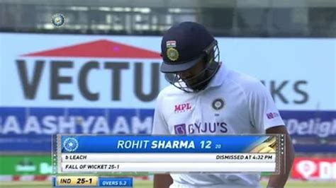 Ind vs eng, tour of ind, 2021. IND vs ENG, 1st Test: India Lose Rohit Sharma Early, Need 381 On Final Day (Day 4 Report)