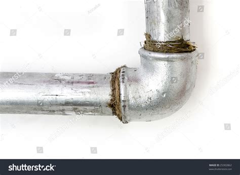 Detail Of A Water Pipe And Domestic Plumbing Stock Photo 25302862