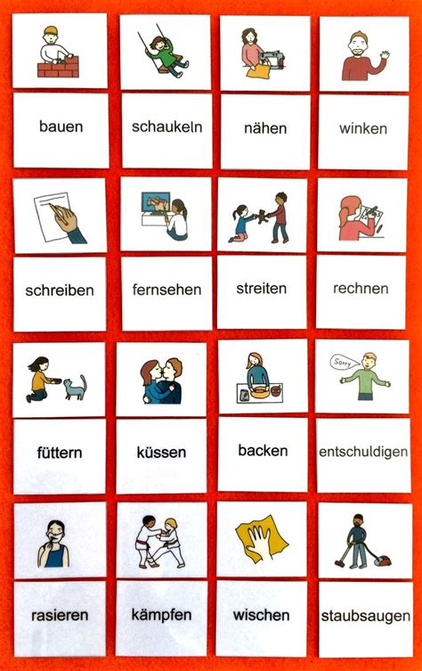 Verben Deutsch Lernen Deutsch Lernen Kinder Deutsch Als Fremdsprache