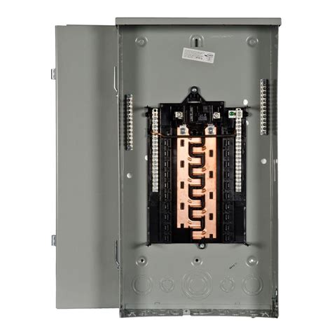 Eaton 100 Amp 10 Space 20 Circuit Surface Cover Main Breaker Indoor