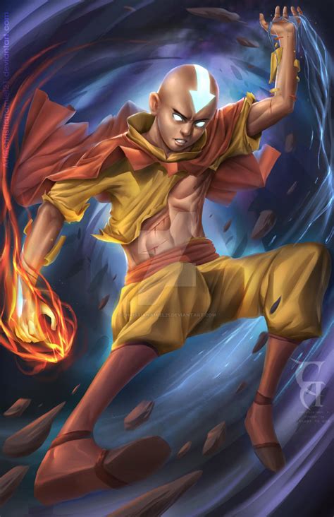 Avatar Aang Fanart By Christianamiel21 On Deviantart