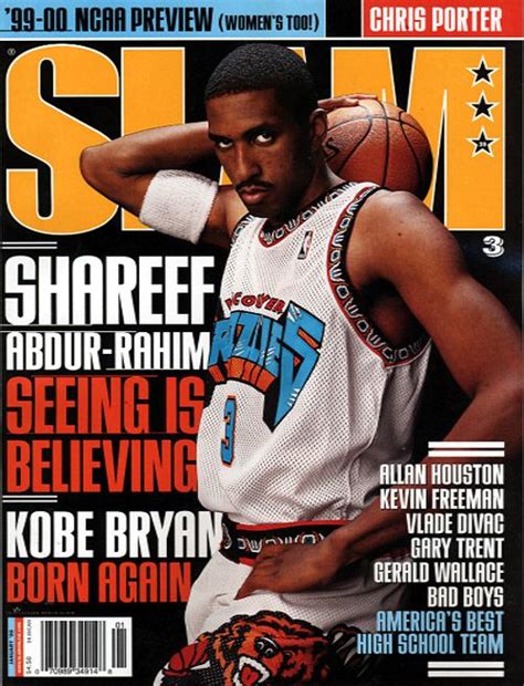 Slam 39 Vancouver Grizzly Shareef Abdur Rahim Appeared On The Cover Of
