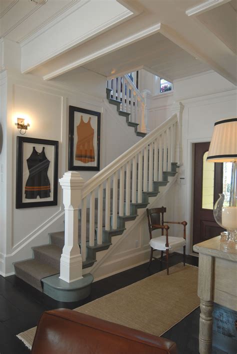 Entry Entryway Foyer Beach House Staircase Stair Entry Stair