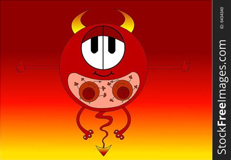 Cartoon Pregnant Devil Free Stock Images And Photos 6434340